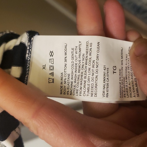 NWOT Nautica Women's Short Sleeve Top - Picture 5 of 6